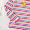 thumbnail image 5 of HCNTES Toddler Girls Long Sleeve T-Shirts 3 Pack Fashion Girls Graphic Tees Shirts Kids Fall Winter Tops Crewneck Basic Tees for 2t 3t 4t 5t 6t 7t Kids Long Sleeve Tops, 5 of 6