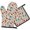 Pioneer Flower Floral Print Pattern, variant on Pioneer Flower Floral Print Pattern 1-Pack Oven Mitts Set, Heat Resistant Kitchen Gloves, 7.7" X 12"