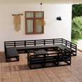 thumbnail image 1 of vidaXL 14 Piece Garden Lounge Set Solid Pinewood, 1 of 4