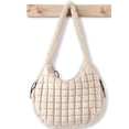 thumbnail image 1 of Bolso acolchado para mujer, grande, acolchado, bolso de mano acolchado, bandolera suave e hinchado, bolsos holgados, 1 of 7