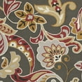 thumbnail image 4 of 3' x 5' Taupe Floral UV Treated Area Rug, 4 of 5