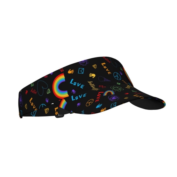 Balery Cartoon Pride Lgbt Gorra deportiva con visera ajustable para mujer y hombre (talla única)