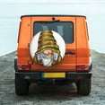 thumbnail image 6 of Yiaed Fishing Gnome Fisherman Print Tire Wheel Cover, Waterproof Spare Tire Cover Fit for Jeep, Truck,Trailer, RV, SUV, Camper and Most Vehicle-16 inch, 6 of 6