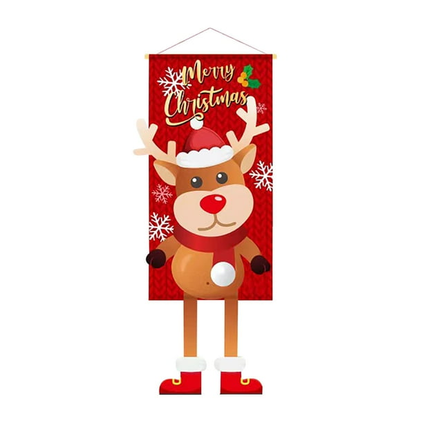 Christmas Garden Banner Christmas Banner Double Sided Flag 12.5 X 18