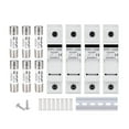 1P Solar PV fuse holder, DC1000 V,10x38 mm, DIN rail mounting