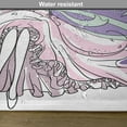 thumbnail image 6 of Ambesonne Purple Place Mats Set of 4, Party Dress Bride, Standard Size, Purple and Pale Pink, 6 of 6
