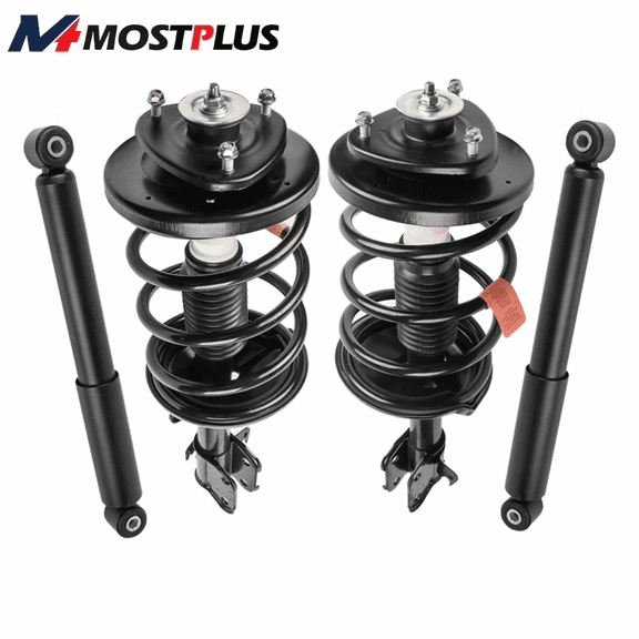 MOSTPLUS 4PCS Front Rear Shock Struts Absorbers Assembly for 2000-2004 Honda Odyssey