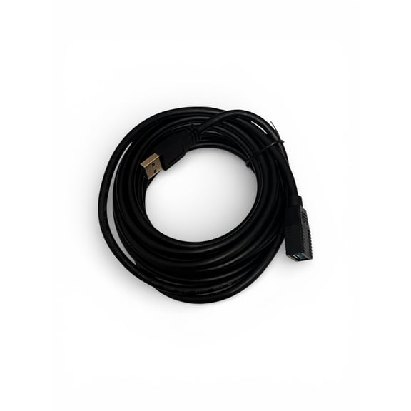 AYA 15Ft (15 Feet) USB 3.0 SuperSpeed Male A to Female A Extension Cable Blue w/Gold Connector