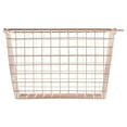 thumbnail image 5 of Spectrum Diversified Steel Wire Storage Basket Organizer for Closets, Pantry, Kitchen, Garage, Bathroom and More, Small, Copper, 5 of 7