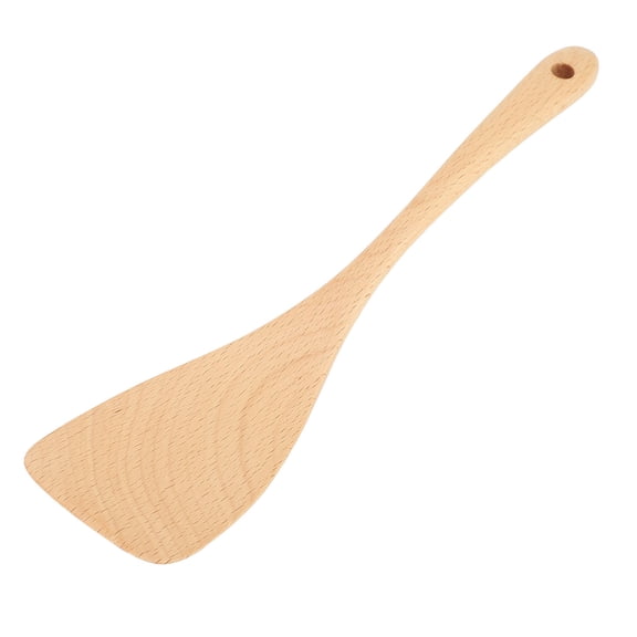 BIMZUC Premium Birch Wood Flat Frying Spatula – Heat‑Proof, Versatile Kitchen Tool for Non‑Stick Pans, Ideal Gift for Home Cooks