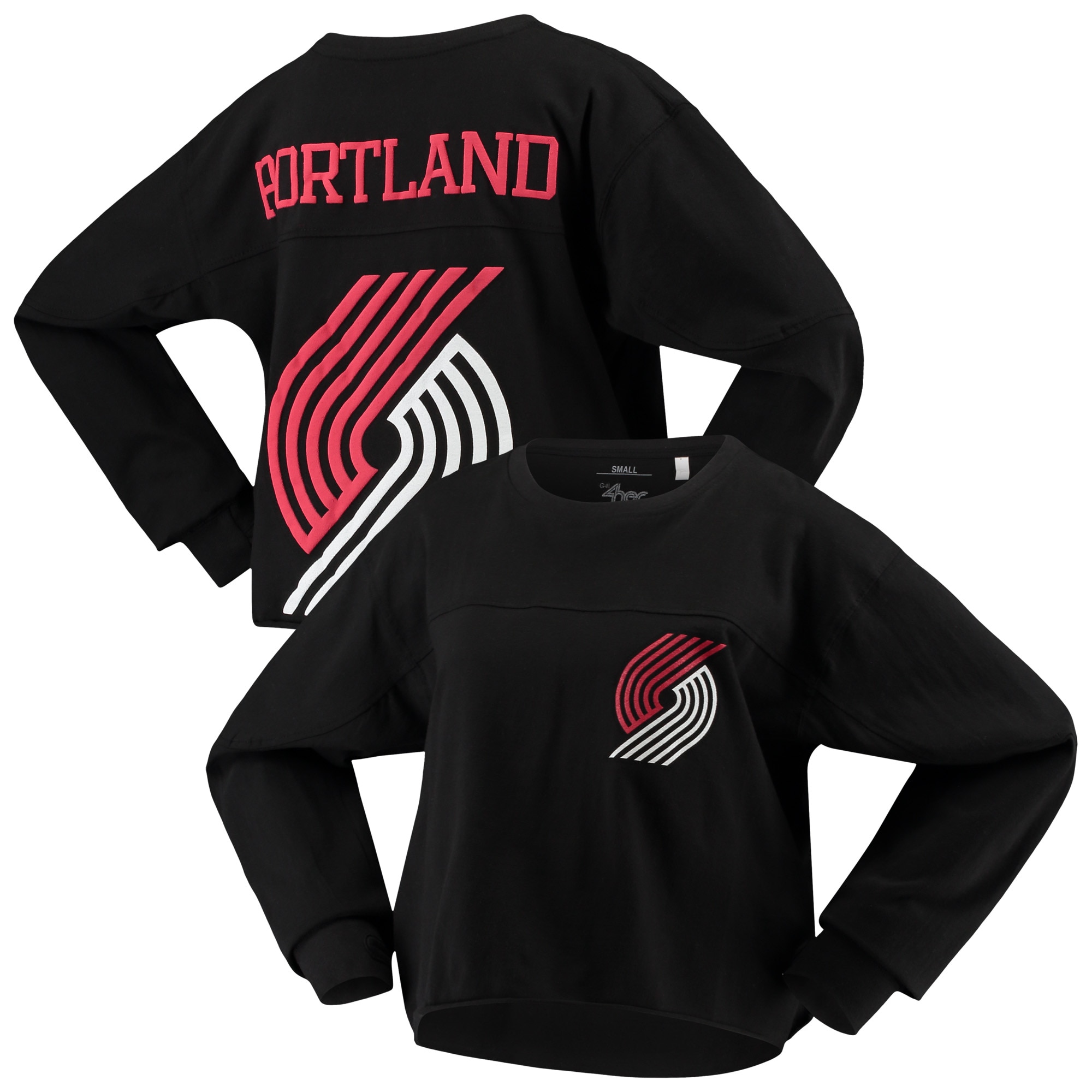 47 Brand Portland Trail Blazers Club NBA T-Shirt Black Sports & Outdoors T-Shirts & Tops
