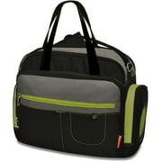 Fisher-Price Carryall Diaper Bag, Black/Gray