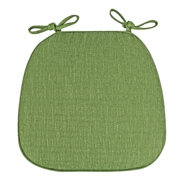 Bewildely Cojines para sillas para sillas de comedor, antideslizantes, fáciles de limpiar, cómodos y elegantes Decoración del hogar verde oscuro
