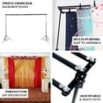 thumbnail image 4 of Efavormart 8FT x 10FT | Triple Crossbar Adjustable Backdrop Stand Kit, 3-in-1 Metal Photo Booth Background Support Stand, 4 of 11