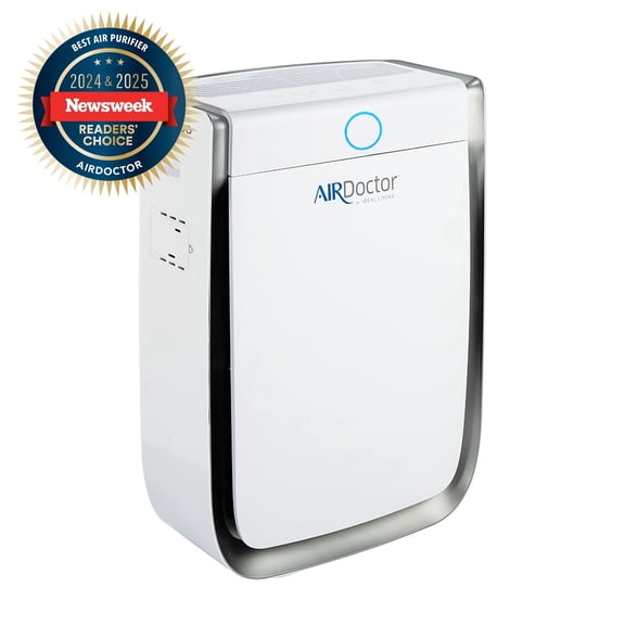 Airdoctor AD3500 Smart Air Purifier for Large Rooms, Covers 638 Square Feet, 15.75x8.25x23 in., White, 1-Pack