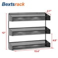 thumbnail image 2 of Bextsrack 2 PC 3 Tiers Wall Spice Rack in Home-Black, 2 of 6