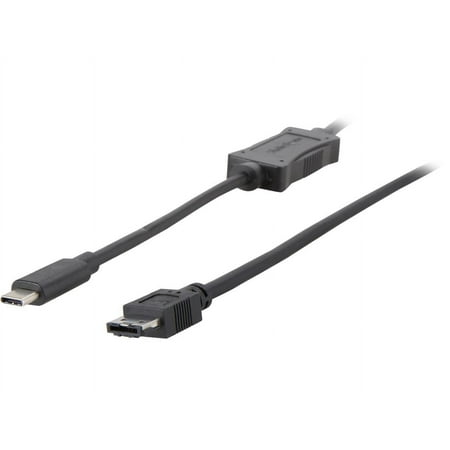 UPC: 0065030879293 | StarTech.com USB3C2ESAT3 3 ft 1m USB C to eSATA Cable – For External Storage Devices with HDD / SSD / ODD – USB 3.0 to eSATA Cable (5Gbps)