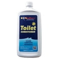 thumbnail image 2 of 9" White and Blue Toilet Conditioner Quart, 2 of 2