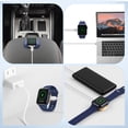 thumbnail image 4 of Cargador magnético inalámbrico 2 en 1 con mosquetón para Apple Watch Ultra 49 mm/8 7 6, 4 of 8