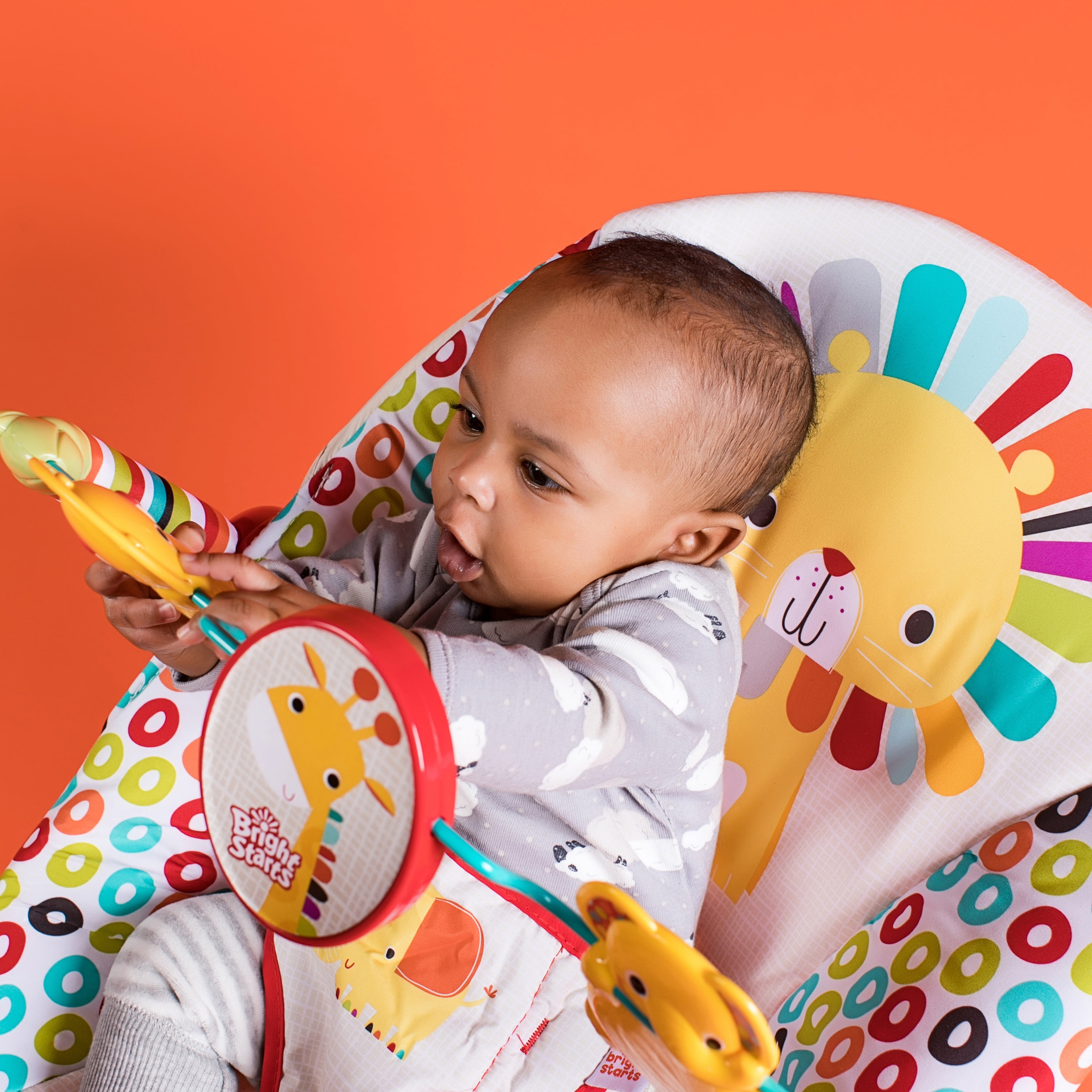 bright starts raindrop rainforest bouncer