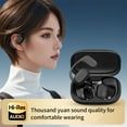 thumbnail image 2 of AZXY Wireless Earbuds Bluetooth,Ear Buds Noise Cancelling Blutooth,Warterproof Open Ear Earbuds Clip On with Wireless Charging Case,Lightweight Open Ear Headphones for Sports Running Cycling, 2 of 8