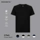 thumbnail image 3 of Paquete 2 Playeras Cuello Redondo Para Hombre De Algodón Azul Marino y Blanco Unbranded Co UNB-CNE-2NWS, 3 of 3