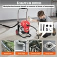 thumbnail image 4 of Drain Cleaner Machine 120FT x 6/5", 1100W Sectional Snake Auger, 4 of 11