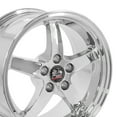 thumbnail image 5 of OE Wheels FR04 17 Inch Rims Fit Mustang Cobra R Style 5x114.3 17x9 Chrome (Set of 4), 5 of 5