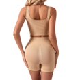 thumbnail image 4 of Ropa interior europea y americana para mujer, sin aros, cómoda, sin costuras, de talla grande, chaleco de yoga, sujetador a prueba de golpes, traje tipo bóxer, 4 of 6