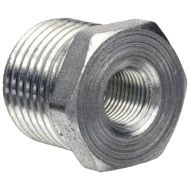 Buje hexagonal de montaje de tuberías de acero Anvil 8700130605, 3/4 x 1/4 pulgadas, galvanizado
