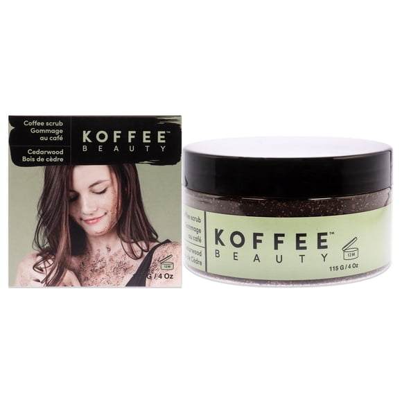 Koffee Beauty Maleza Exfoliante de café - Madera de cedro 4 oz Koffee Beauty Maleza 4 oz