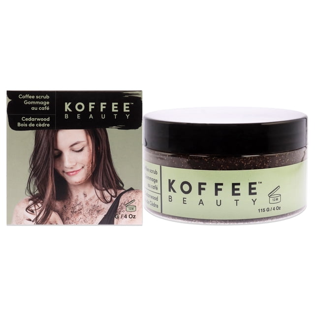 Koffee Beauty Maleza Exfoliante de café - Madera de cedro 4 oz Koffee Beauty Maleza 4 oz