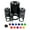 Black, variant on Black Bear Self-Inking Rubber Stamp Ink Stamper - Black Ink - Mini 1/2 Inch