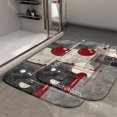 thumbnail image 5 of 1pc Abstract Composition Absorbent Non-Slip Bathroom Thickened Flannel Rug Decor,Soft,Quick Drying,Suitable For Indoor/outdoor Use,Bathrooms,Bedrooms,Kitchens,Terrace,Laundry Rooms,16"x24", 5 of 9