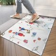 thumbnail image 4 of White Christmas Gnome Pattern Door Rugs,Washable Non Slip Door Mats Indoor,Decorative Door Mats,Entry Mat Indoor for Entrance,Bedroom,Kitchen,Bathroom,17"x30", 4 of 6