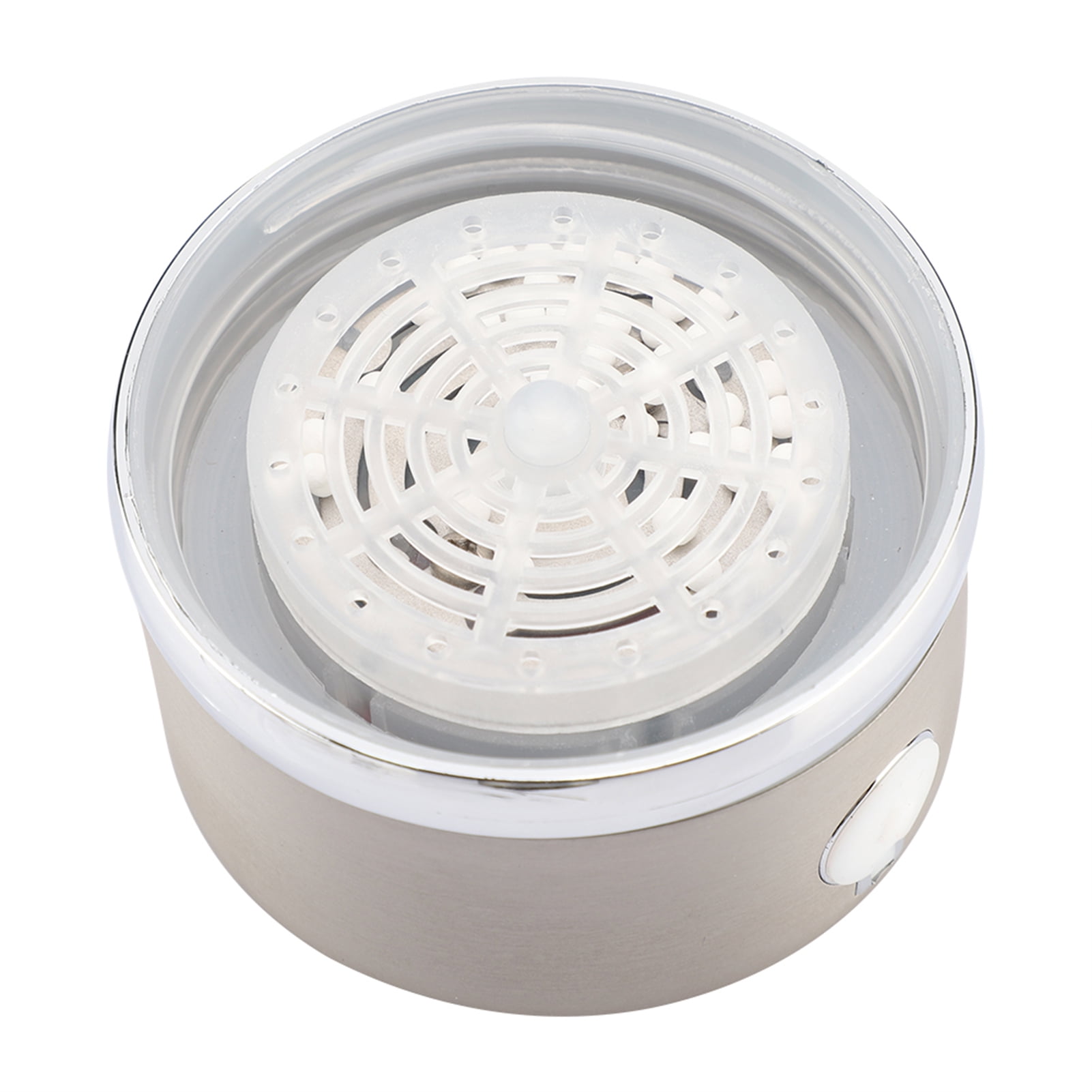 USB rechargeable hydrogen-rich water filter glass bottle portable ionization cup, stainless steel+glass and non-leaking 420ml 7x21.3 cm working temperature: 20-60℃