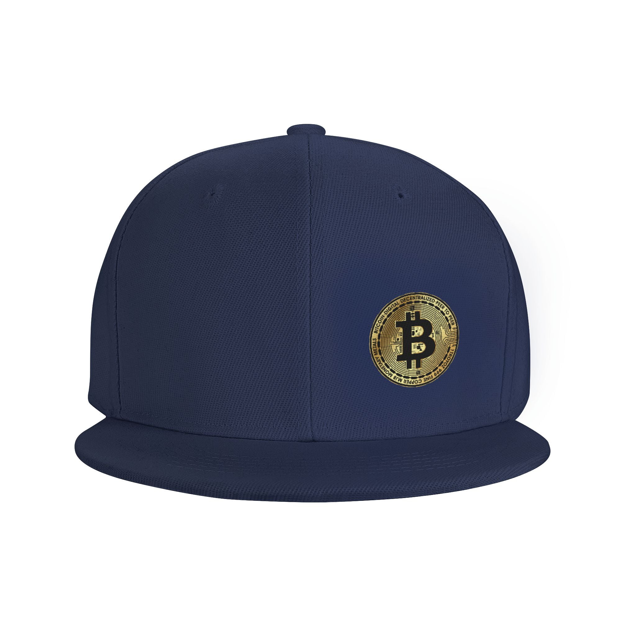 TEQUAN Flat Brim Hat Snapback Hats, Trees Moon Star Sky Cloud Pattern  Adjustable Men Baseball Cap (Blue)