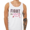 thumbnail image 2 of Fight for a Cure Tank Top Unisex X-Small White, 2 of 5