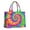 Colorful Rainbow Tie, variant on Large Capacity Tote Bag,Colorful Rainbow Tie Dye Spiral Pattern Handbag Fashion Luxury Tote Bag,15.7"x13"x 5.1" Inches,Laptop Compatible