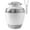 Large urn, variant on Set of 6 White Patch Aluminum Cremation Urns – 1 Large Adult Urn, 4 Small Keepsake Urns & 1 Memorial Necklace for Ashes
