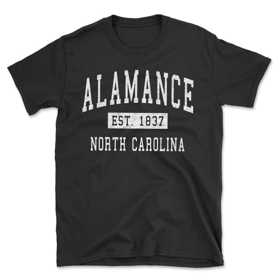 Alamance North Carolina Classic Established Men's Cotton T-Shirt