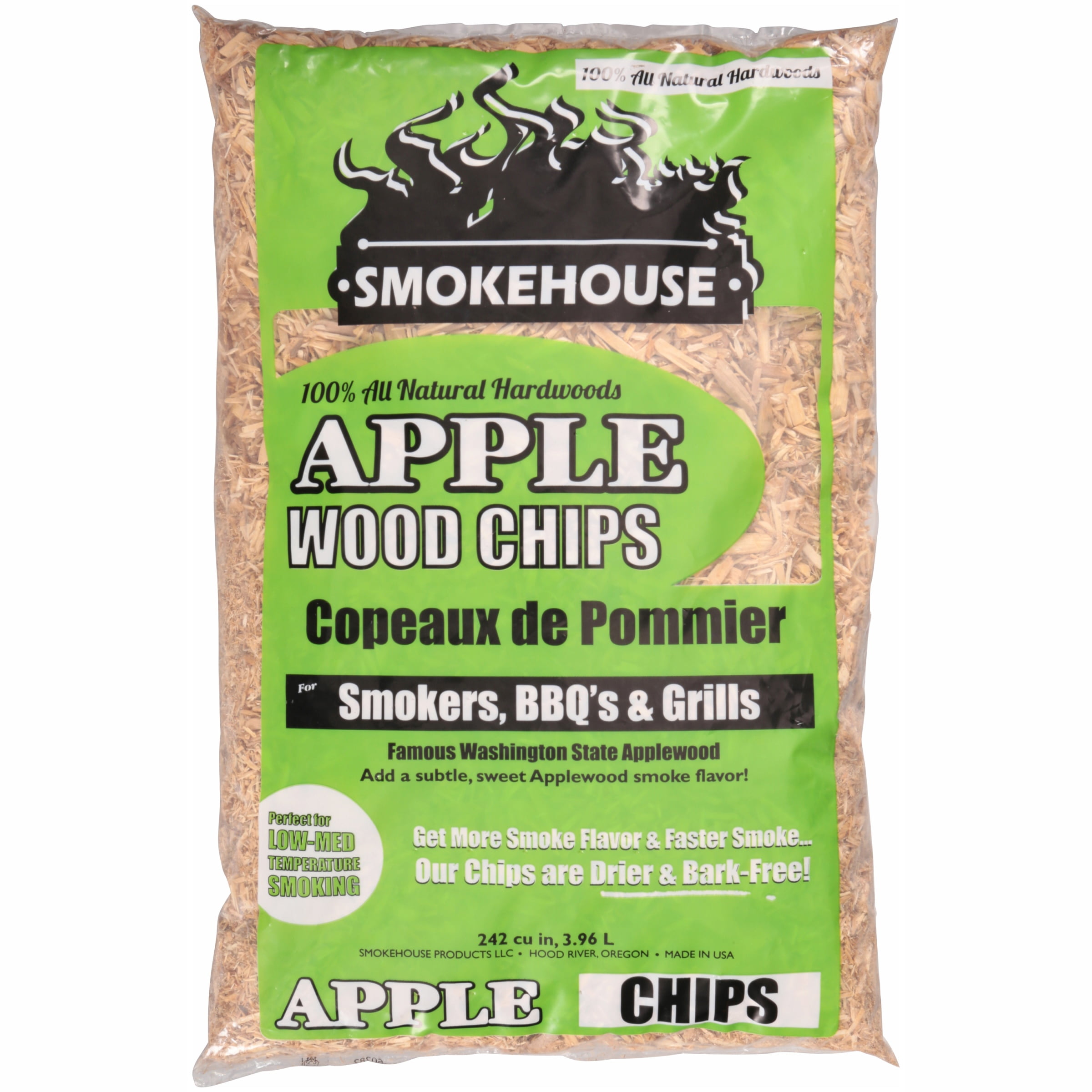 Smokehouse Apple Wood Chips 2 lb Bag