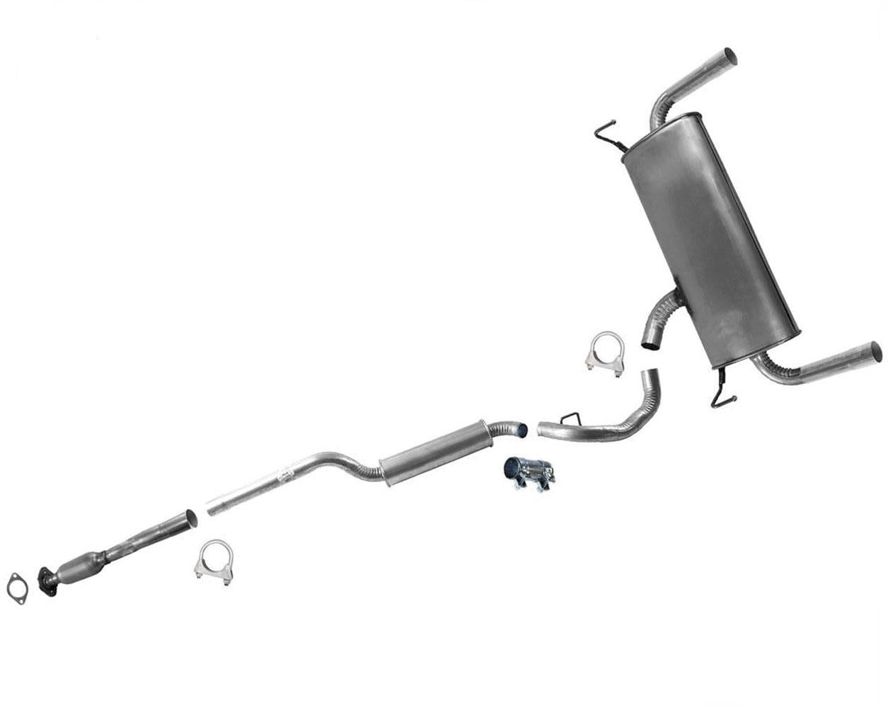 Made in USA Exhaust Resonator Pipes Muffler for Ford Escape 13-2016 1.6 2.0 2.5L