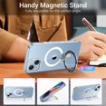 thumbnail image 6 of for iPhone 14 Magnetic Case, iPhone 13 Case with Magnetic Invisible Stand [Magsafe Support] [Military Protection] Shockproof Protective Slim Phone Case Cover for iPhone 13/14 6.1"-Clear, 6 of 8