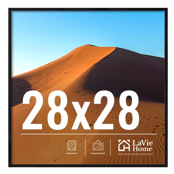 LaVie Home 28x28 Picture Frame for Wall Display,