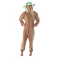 thumbnail image 6 of Star Wars Adult Unisex Baby Yoda The Child Costume One-Piece Union Suit Pajama Onesie For Men And Women, 6 of 7