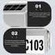 thumbnail image 3 of 1 juego de luz solar duradera para puerta, luz solar para placa de puerta, luz digital para número de casa, 3 of 6