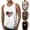 Black, variant on WREESH Sleeveless Crew Neck T-Shirt Men's Casual Tank Tops Sportswear 4th of July Shirts Black