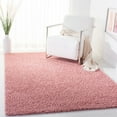 thumbnail image 2 of SAFAVIEH Primo Mason Solid Shag Area Rug, Rose, 4' x 4' Square, 2 of 8