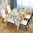 thumbnail image 3 of Yayeee Tablecloths for Rectangular Tables 54 x 54 inch Party Table Cover, Yellow Floral, 3 of 6